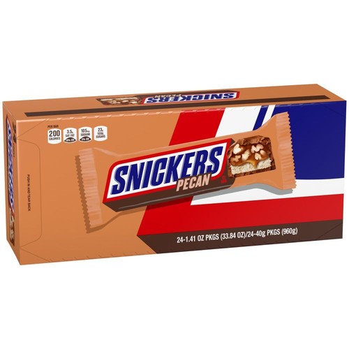 Snickers pecan milk chocolate - pecan,